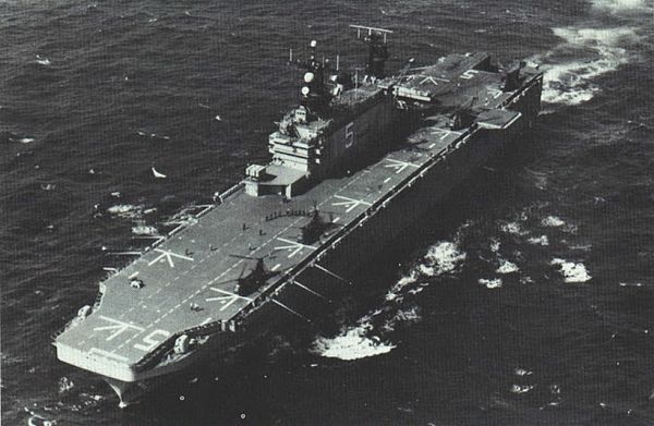 Peleliu off Australia in 1982.