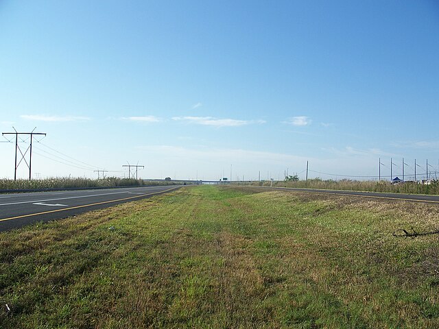 US 27, looking south toward the I-75 interchange near Andytown, Florida