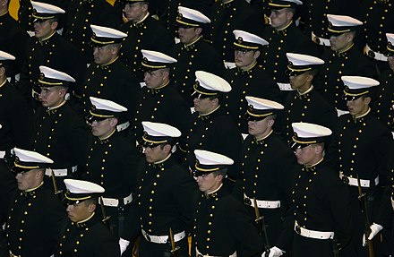 USNA Midshipmen in parade dress (2003)