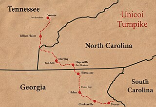 <span class="mw-page-title-main">Unicoi Turnpike</span> Route in Southeast United States
