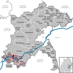 Untermarchtal i Alb-Donau-Kreis