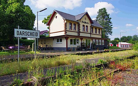 VULKANEIFEL DARSCHEID EHEMALIGER BAHNHOF