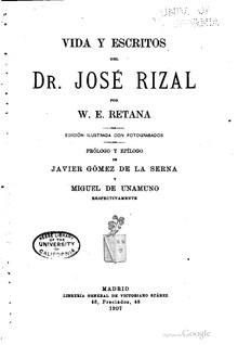 Vida y escritos del Dr. José Rizal, por Wenceslao Retana.pdf