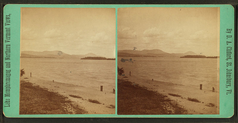 File:View of lake, from Memphremagog House, by Clifford, D. A., d. 1889.jpg