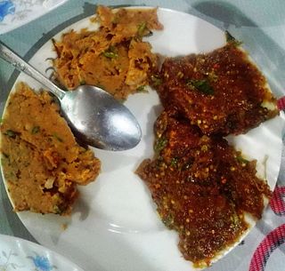 <span class="mw-page-title-main">Bhurta</span> Fried mixture of mashed vegetables