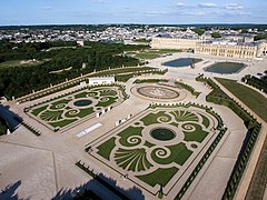 Vue aérienne du domaine de Versailles