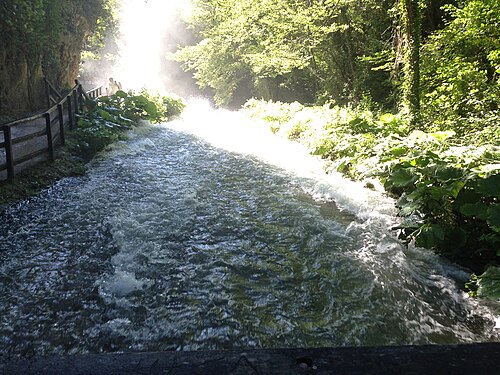 Waterfall Marmore in Terni