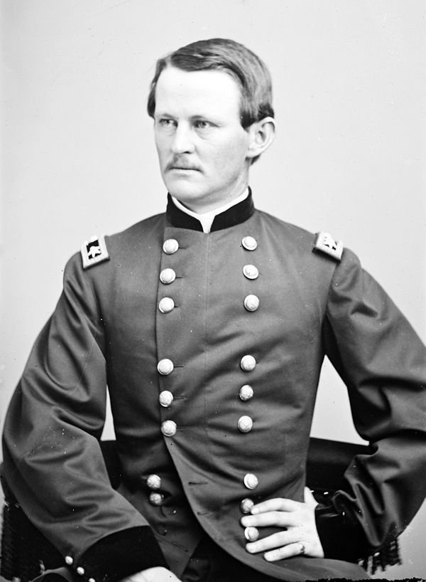 Major General Wesley Merritt. Photograph taken sometime between 1864 and 1866.
