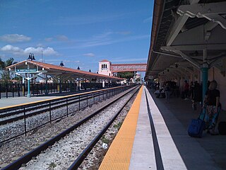 West Palm Beach station train station in West Palm Beach, Florida