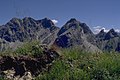 Großer Wilder, Kleiner Wilder, Nördliches und Südliches Höllhorn vom Südsüdostgrat des Höfats-Ostgipfels