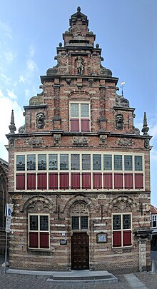 The old stadhuis (city hall) in Woerden, now a museum