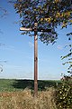 Čeština: Dřevěný kříž u silnice I/23 v Třebíči, okr. Třebíč. English: Wood Wayside cross near road 23 in Třebíč, Třebíč District.