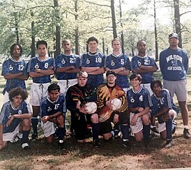 Wilson High soccer team in 1995 led by coach Green. Woodrow Wilson High School Soccer Team 1994 1995.jpg