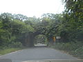 The one way bridge in Shoreham under the abandoned LIRR Wading River Branch.