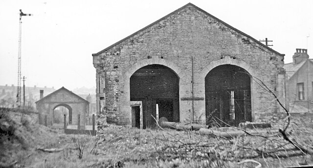 The engine shed in 1951
