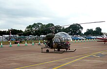 Agusta Sioux AH.1 of the British - Historic Army Aircraft Flight. XT131 RIAT Bthebest.JPG