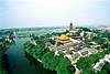 Jinshan Temple from the air