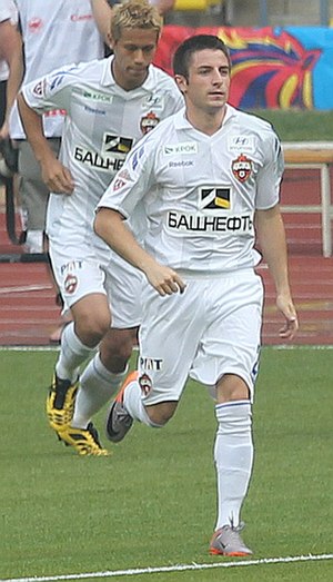 Tošić with CSKA Moscow in 2010