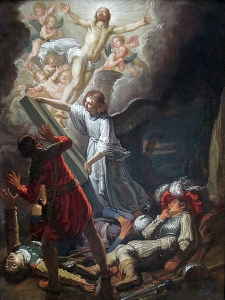 'The Resurrection' by Pieter Lastman, 1612, Getty Center.JPG