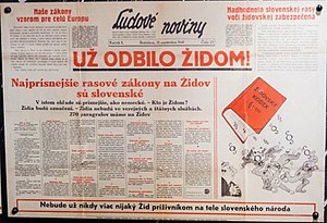 Shoah En Slovaquie: Éléments de contexte historique, Indépendance de la Slovaquie, Politiques antisémites (1938-1941)