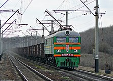 VL8m-511, sezione Depreradovka - Manuilovka, regione di Lugansk