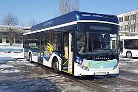 Электробус Volgabus-5270.E0 в период тестовой эксплуатации[7]