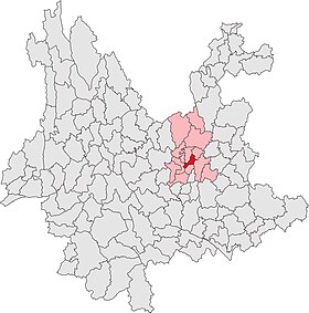 Localização de Guāndù Qū