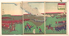 騎兵 体 歩 兵 体 大 調 練 之 図 - Ilustrace kavalérie, pěchoty a ustupujících vojáků (Kiheitai, hoheitai, daichōren no zu) MET DP148112.jpg