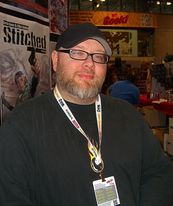 Burrows at the 2012 New York Comic Con.