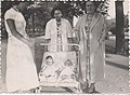 1957 Dr. Marina Soliva twin daughters and godmothers.jpg
