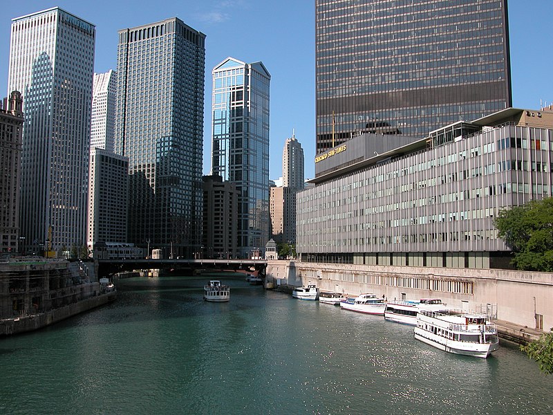 File:2003-08-23 View from Michigan Ave bridge in Chicago.jpg