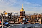 Tempelkapellet för den heliga treenighetens livgivande på Trinity Square, öppet för årsdagen