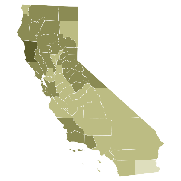 File:2008 California Proposition 6 results map by county.svg