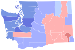 Results by county:
.mw-parser-output .legend{page-break-inside:avoid;break-inside:avoid-column}.mw-parser-output .legend-color{display:inline-block;min-width:1.25em;height:1.25em;line-height:1.25;margin:1px 0;text-align:center;border:1px solid black;background-color:transparent;color:black}.mw-parser-output .legend-text{}
Cantwell
30-40%
40-50%
50-60%
60-70%
Baumgartner
40-50%
50-60% 2012WASENprimary.svg