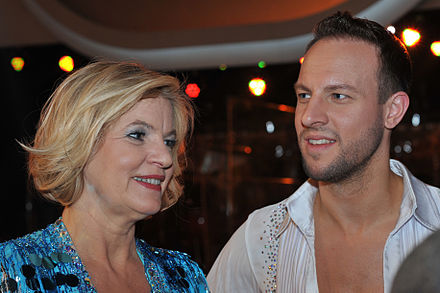 Andrea Puschl and Christoph Santner in week 1 20140307 Dancing Stars Puschl Santner 3603.jpg