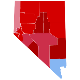 2022 United States House of Representatives Elections in Nevada by county.svg