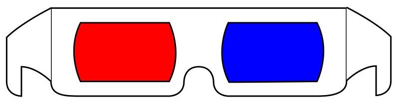 Download File:3d glasses red blue.svg - Wikipedia