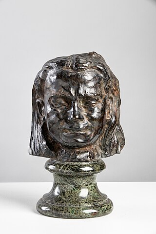 <i>Mask of a Weeping Woman</i> Sculpture by Auguste Rodin