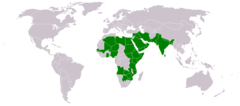 Distribución de Acacia nilotica
