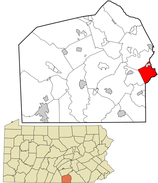 File:Adams County Pennsylvania incorporated and unincorporated areas Berwick highlighted.svg