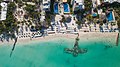 Aerial of Playa Norte on Isla Mujeres (42691228075).jpg