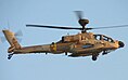 An AH-64D Apache Longbow Saraf of 113 Squadron "Hornet" during an exercise