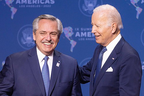 Alberto Fernández and Joe Biden at the opening of the IX Summit of the Americas (3).jpg