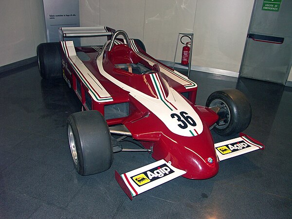 The Alfa Romeo 177 that was used during the 1979 season.