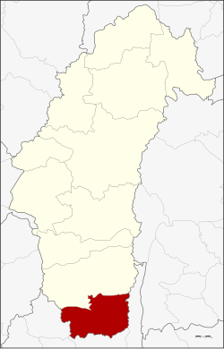 Localisation du district dans la province de Phetchabun