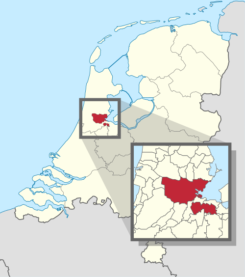 Location of Amsterdam municipality
