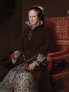 Mary I of England Queen of England and Ireland from 1553-1558