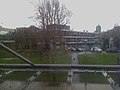 photo of Áras de Brún from the Arts Millennium building on a wet day Áras de Brún, home of mathematicians in NUI Galway. This is the heart of the soon to be established 'College of Mathematics, with applications to Science and Engineering'* at NUI Galway. This building is also home to some Plant Scientists and used to be home to zoology staff and exhibits. (*=name not yet agreed Kevigi (talk) 15:01, 20 October 2017 (UTC)