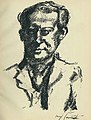 Arno Holz, 1923 (Lithographie)