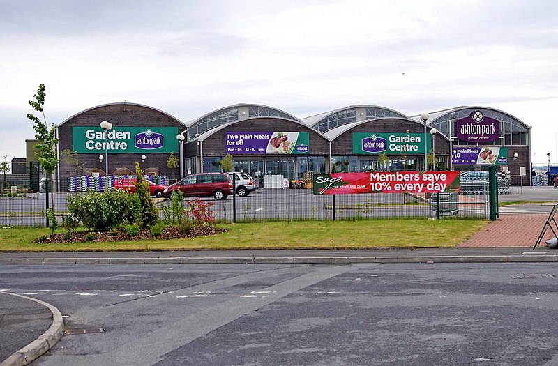 File:Ashton Park Garden Centre, Lord Sheldon Way, Ashton-under-Lyne - geograph.org.uk - 2398789.jpg